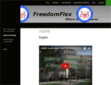 Tablet Screenshot of freedomflexca.com